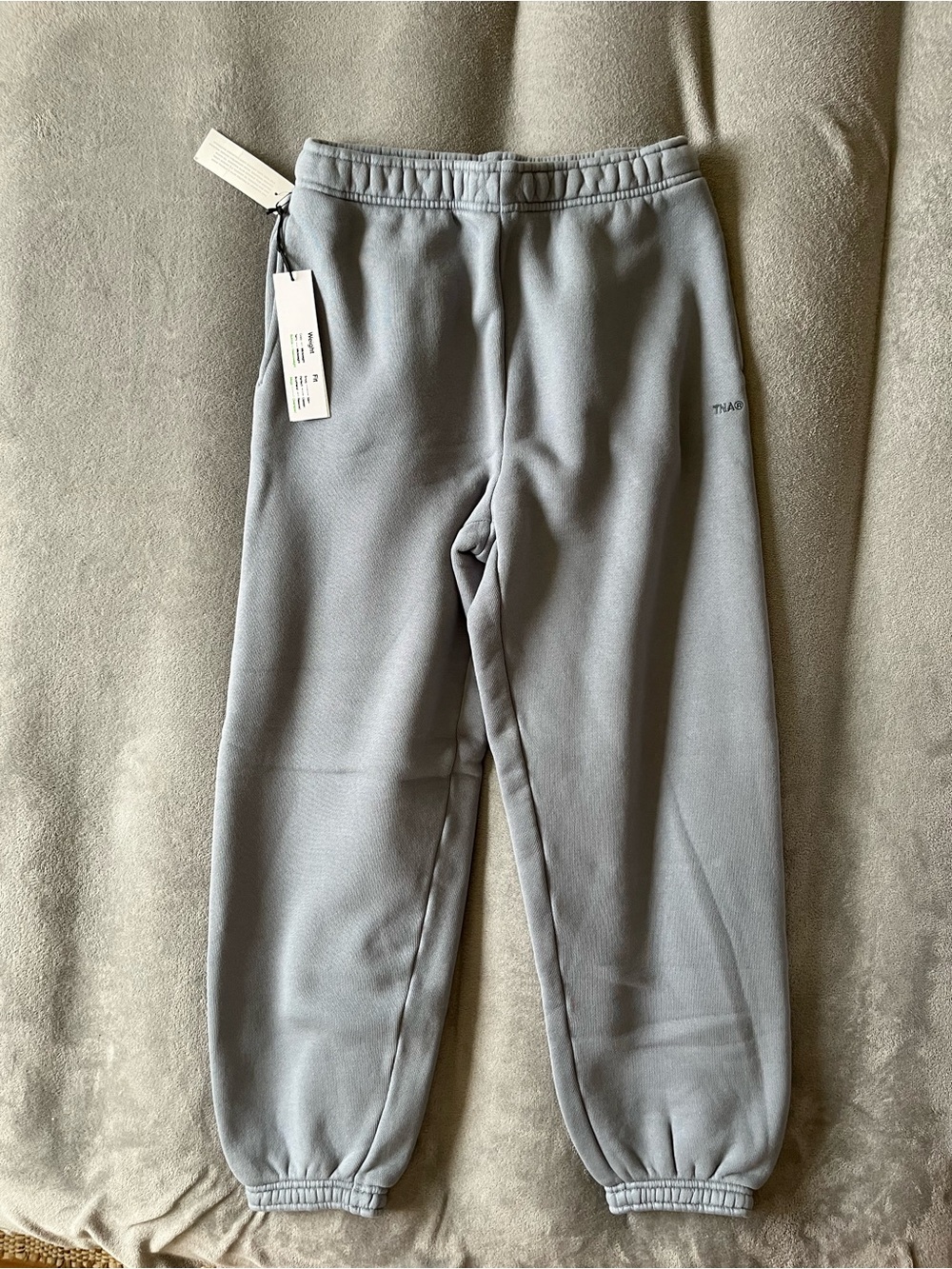 TNA Blue Grey Bubble Sweatpants - Size M